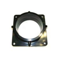 LaSalle Bristol 3 Inch Bayonet Fitting, Black with Flange