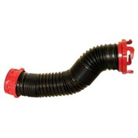 Valterra 3 Inch Sewer Hose, 5 Feet Extended with Rotating Fittings