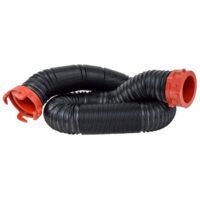 Valterra 3 Inch Sewer Hose, 10 Feet Extended with Rotating Fittings