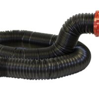 Valterra 3 Inch Sewer Hose, 15 Feet Extended with Rotating Fittings