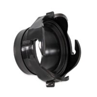 Camco Straight Sewer Hose Connector with Bayonet Locks, Black