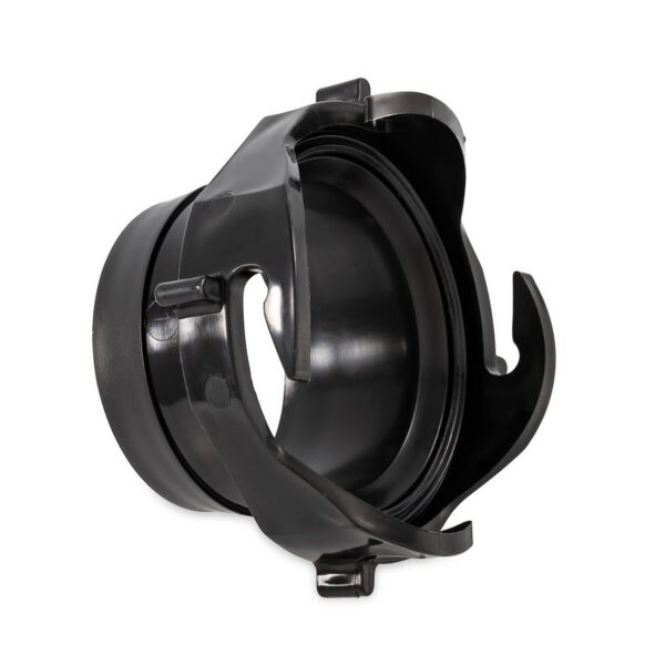 Camco Straight Sewer Hose Connector with Bayonet Locks, Black