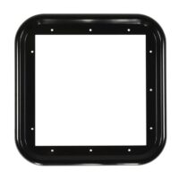 Lippert Water Heater Trim Ring Frame, Girard, Black