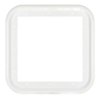 Lippert Water Heater Trim Ring Frame, Girard, White