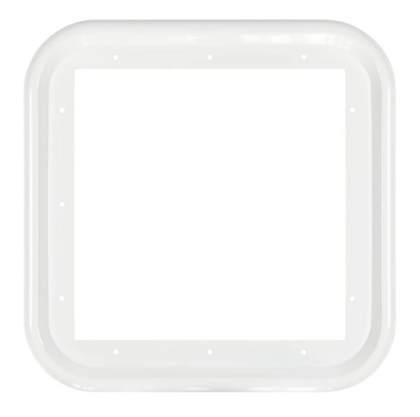 Lippert Water Heater Trim Ring Frame, Girard, White