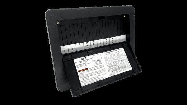 WFCO Power Distribution Box, 50A/30A, 120/240V AC, Black