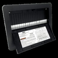 WFCO Power Distribution Box, 50A/30A, 120/240V AC, Black