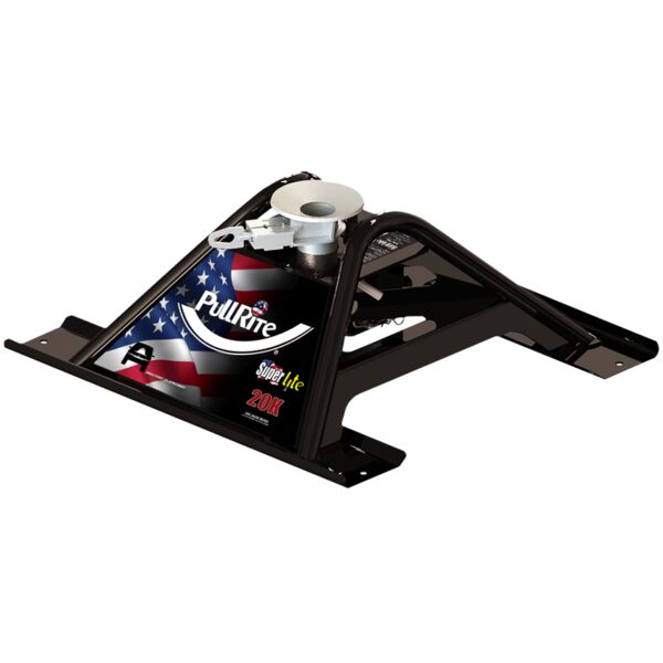 PullRite Super Lite Single Point Fifth Wheel Hitch 20,000 lb, Black Powder Coated