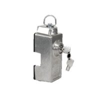 Blaylock Trailer Cargo Door Lock, Aluminum with Gasket, Silver