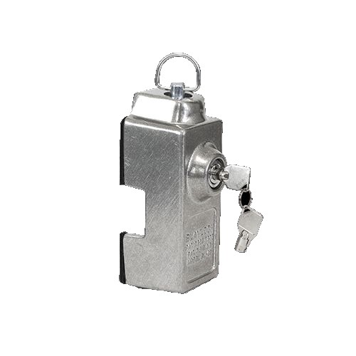 Blaylock Trailer Cargo Door Lock, Aluminum with Gasket, Silver