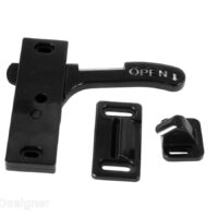 RV Designer Screen Door Latch Black Right-Hand