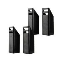 Lippert Power Stabilizer Jack Spacer, Black, Set of 4