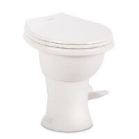 Dometic 410 Tall RV Toilet, Gravity Flush, 18 Inch, White