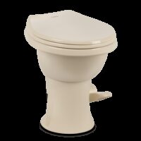 Dometic RV Toilet, Gravity Flush, 18 Inch, Bone