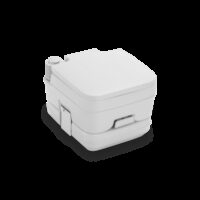 Dometic 960 Portable Toilet, Silver, Bellows Pump, 2.5-Gallon