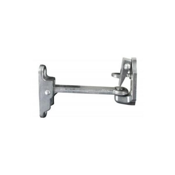 JR Products Door Catch, 4 Inch, Spring-Loaded, Silver