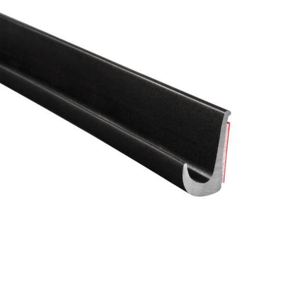 Trim-Lok PVC Drip Rail, Black, 1/2" Wide, 10 ft