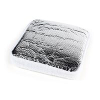 Camco 14x14 Roof Vent Insulation, 3" Foam with Reflective Backing and Removable White Cover