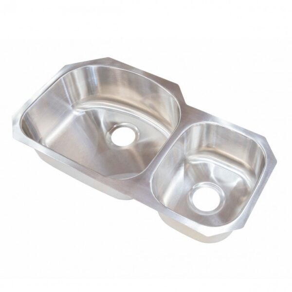 Lippert Stainless Steel Double Bowl Kitchen Sink 32 x 17 Inches