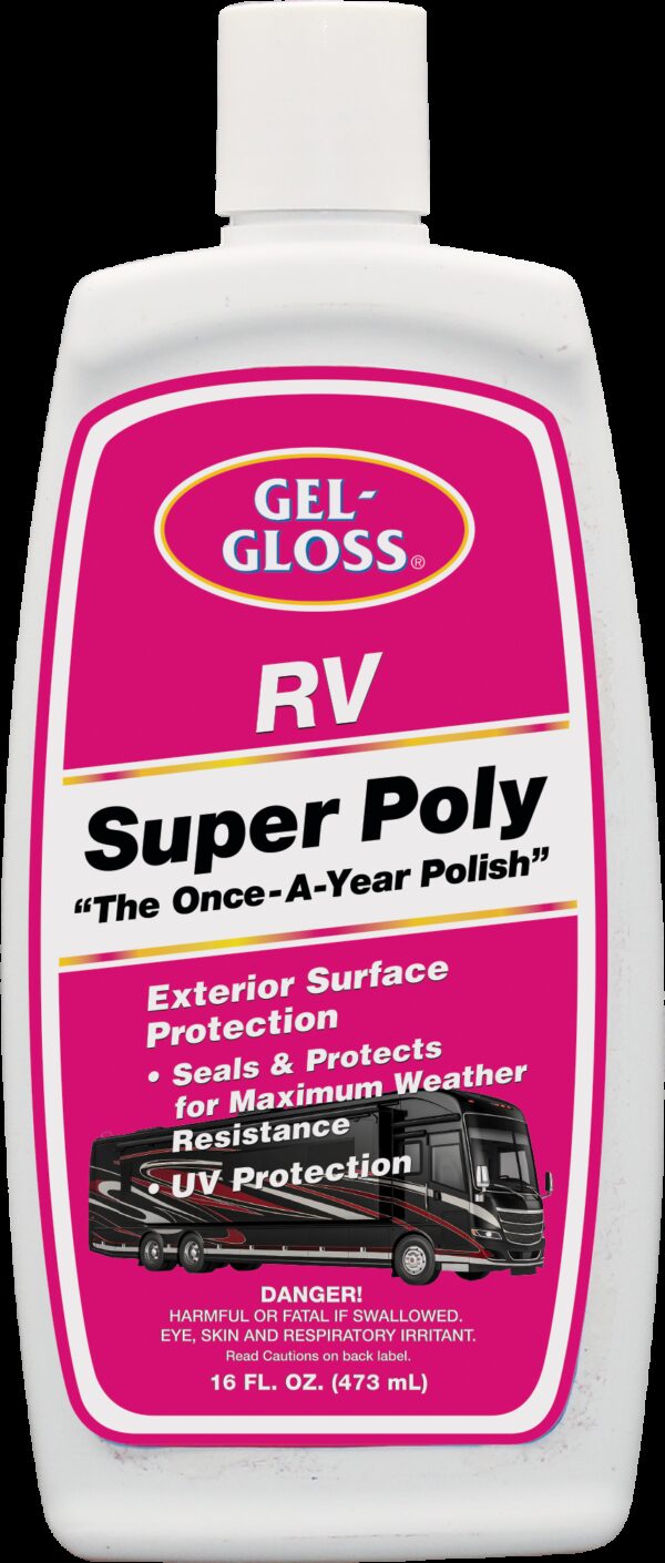 TR Industries SuperPoly RV Polish Wax, 16 Ounce
