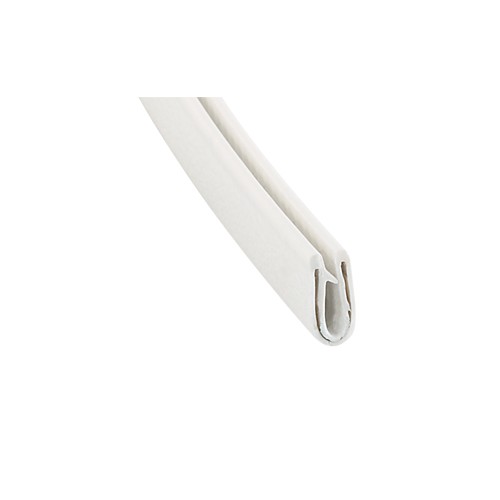 AP Products U-Channel Weather Stripping 9/16 in x 1/4 in, White, 50 ft