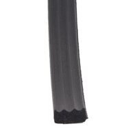 AP Products Ribbed Weather Stripping 3/16 in x 3/8 in, Black, 50 ft