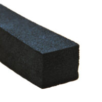 AP Products Rectangular Foam Weather Stripping, 1" x 1-1/4", Black, 25 Feet