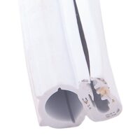 AP Products Single-Bulb Weather Stripping, 1" x 3/4", 28 Feet, White