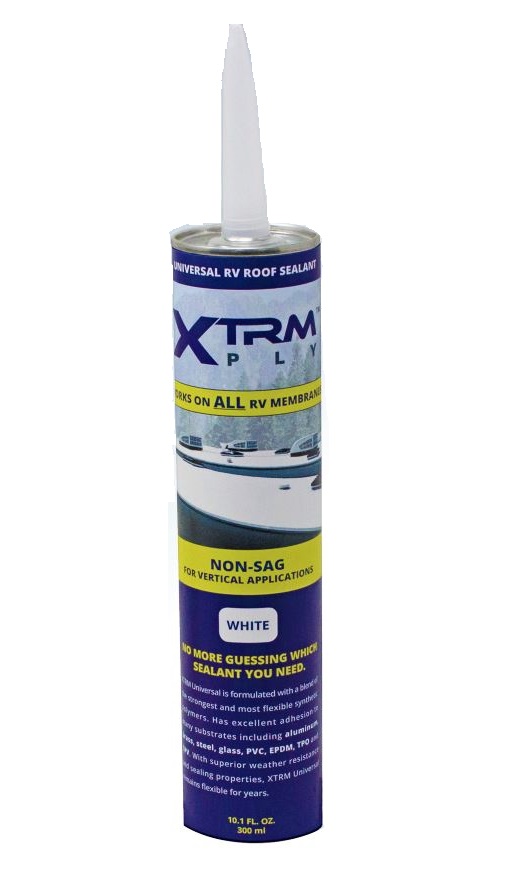 LaSalle Bristol XTRM-PLY Roof Sealant, White, 10 oz Tube