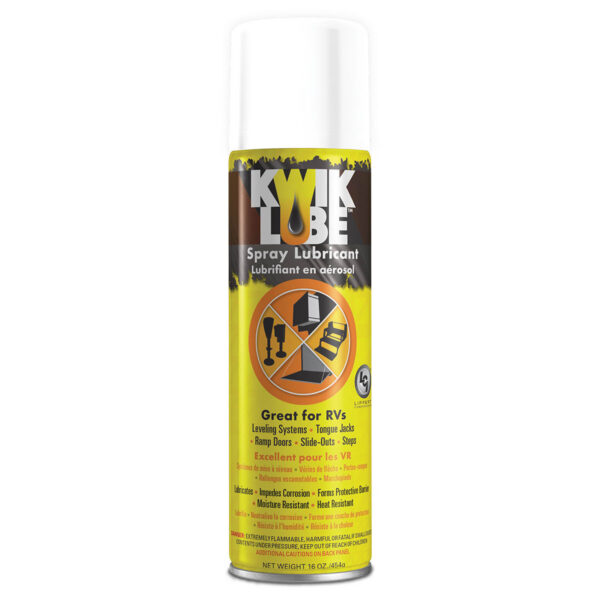 Lippert KwikLube Slide Out Lubricant, 11 oz Aerosol Can, Case of 12