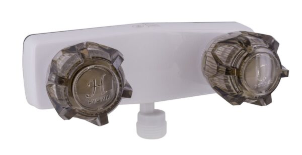 Phoenix Products Shower Control Valve, Biscuit, 4-Inch Dual Handle