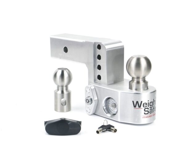 Weigh Safe Drop Hitch with Integrated Scale 2-1/2" Receiver 8,000-18,500 lb Capacity