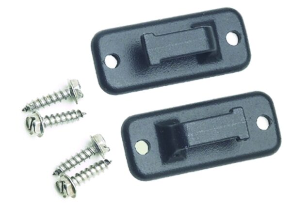 Carefree RV Awning Pull Strap Catch, Black, Set of 2