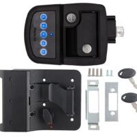 AP Products Paddle-Type Entry Door Handle, Motorhome, Black