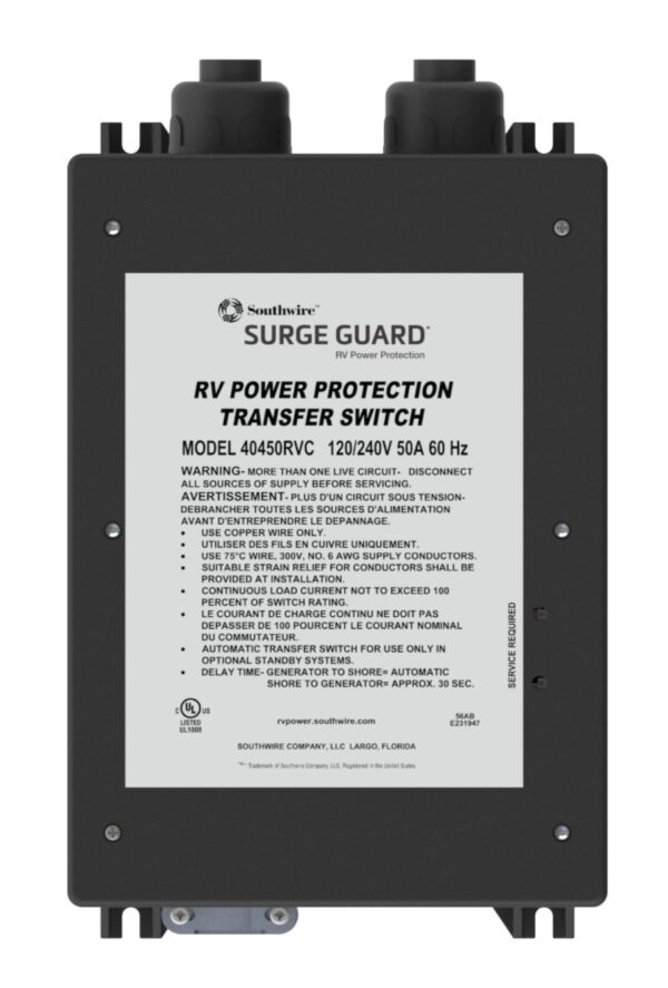 Southwire Automatic Power Transfer Switch, 50-Ampere, 120/240V, Black