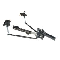 Husky Towing Round Bar Weight Distribution Hitch, 6,000 lb, Black