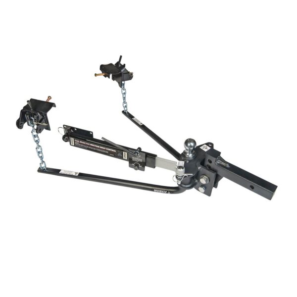 Husky Towing Round Bar Weight Distribution Hitch, 6,000 lb, Black