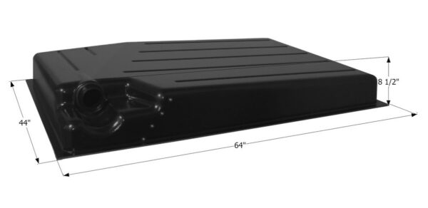 Icon Waste Holding Tank, 76 Gallon, Black ABS