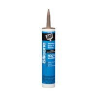 DAP Silicone Caulk, 10.1 oz Cartridge, Bronze, Not Paintable
