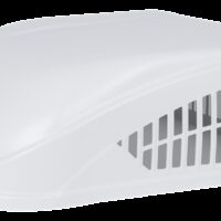Icon Air Conditioner Shroud, Polar White — fits Dometic Brisk II Series