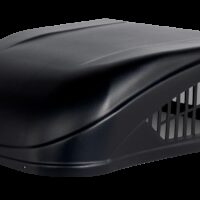 Icon Air Conditioner Shroud, Black — fits Dometic Brisk Series