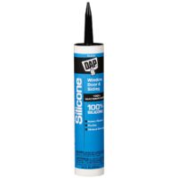 DAP Silicone Caulk, Black, 10.1 oz