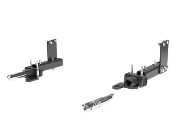 Blue Ox Black Steel Vehicle Baseplate, Removable Tabs