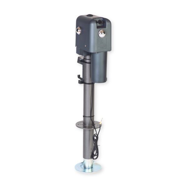 Husky Towing Electric Trailer Tongue Jack, 4500 lb, Round Topwind
