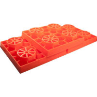 Tri-Lynx Lynx Levelers Interlocking Block, Set of 4, 6" Lift, Orange