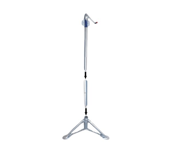 Rieco-Titan Tripod Jack Lift Extension, Tube, 8 Inch, Set of 4