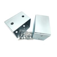 Rieco-Titan Tripod Jack Lift Extension, Box Type, Zinc-Plated, Set of 4