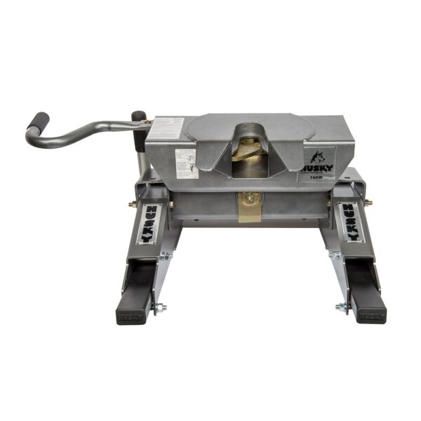 Husky Towing 16K Fifth Wheel Hitch, 4-Way Pivot, Sliding, Gray