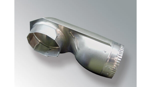 Splendide 90 Degree Dryer Vent Elbow, Aluminum, 4.5 Inch Radius