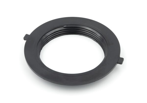B&B Molders 3 Inch Waste Holding Tank Fitting, Flush Threaded, Black